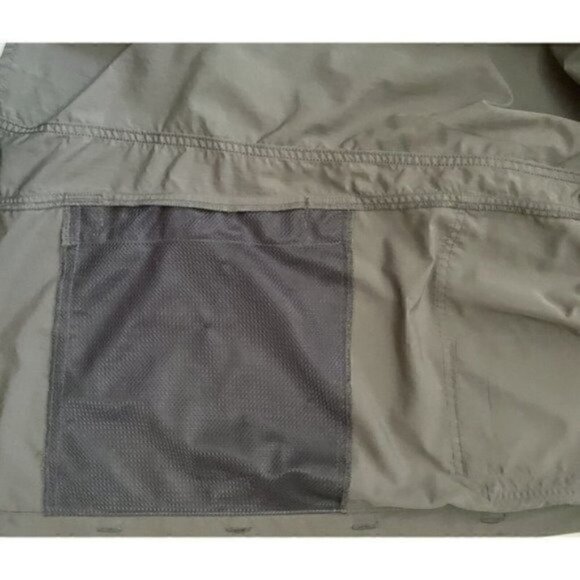 Eddie Bauer Travex Long Sleeve Button Down Olive Green Shirt Men’s TL - Picture 7 of 9